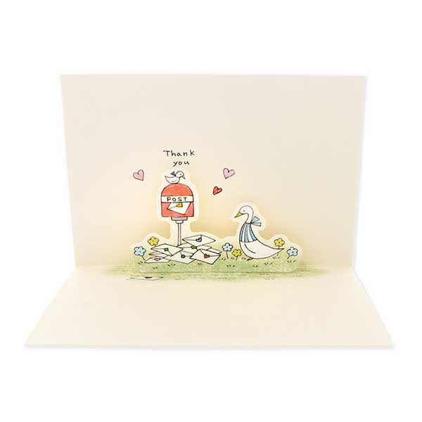 Hallmark メッセージカード 感謝(アヒルと手紙)