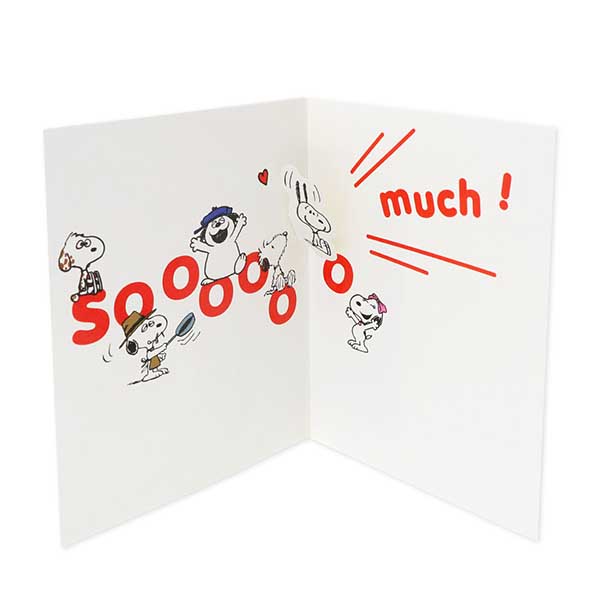 Hallmark メッセージカード　感謝(スヌーピー・ハピネスモーメント)