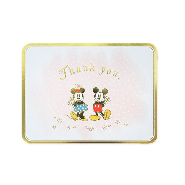 Hallmark メッセージカード　感謝(ミッキー&ミニー・ブーケ)