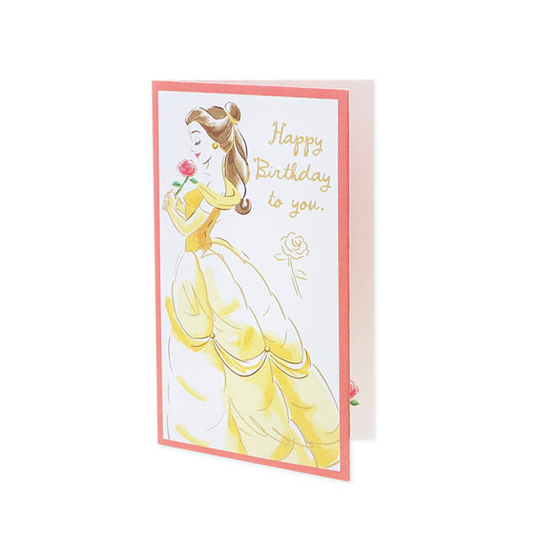 Hallmark メッセージカード 多目的(ディズニー ベル 立体ミニカード)