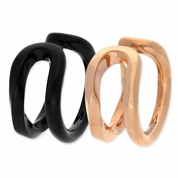 Steelgenic ステンレスペアイヤーカフ