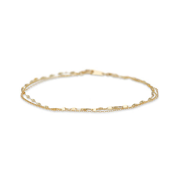 PINKY&DIANNE イエローゴールドブレスレット