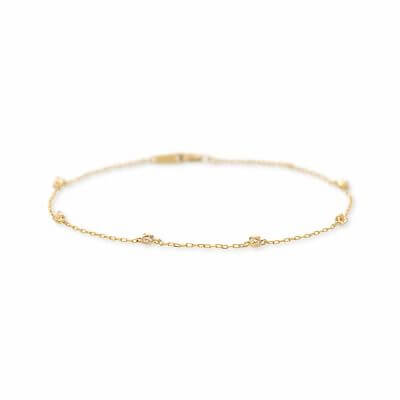 WISP イエローゴールドブレスレット