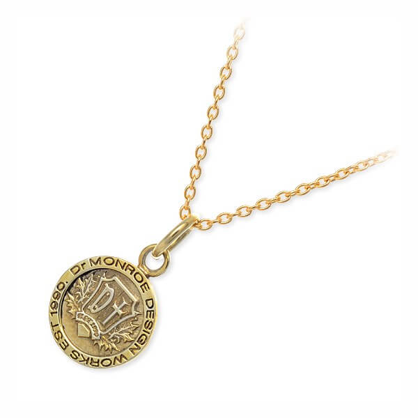 Dr MONROE イエローゴールドネックレス