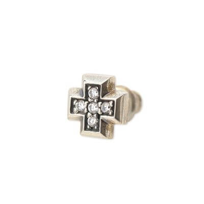 Fatima Design シルバースタッドピアス(片耳用)