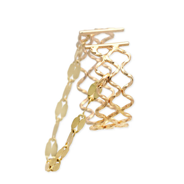 PINKY&DIANNE イエローゴールドイヤーカフ