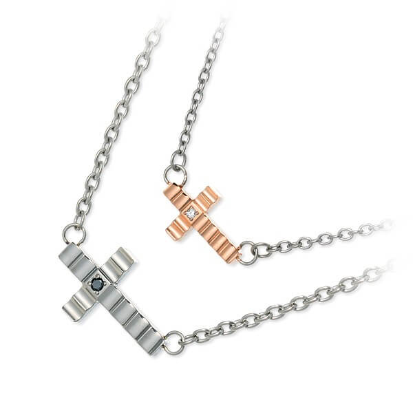 fe-fe×phiten ステンレスペアネックレス