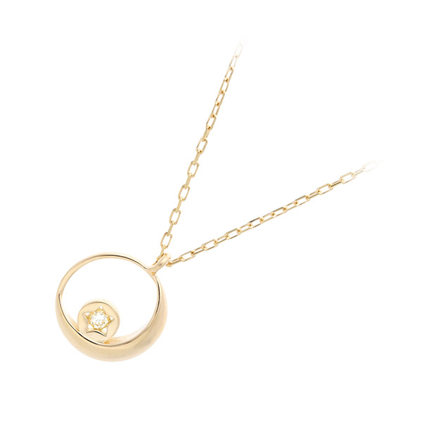 PINKY&DIANNE イエローゴールドネックレス