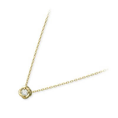 WISP レディース イエローゴールドネックレス FPCWP21519