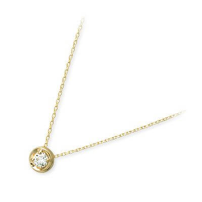 WISP イエローゴールドネックレス