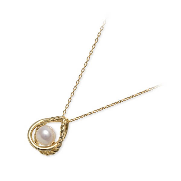 WISP イエローゴールドネックレス