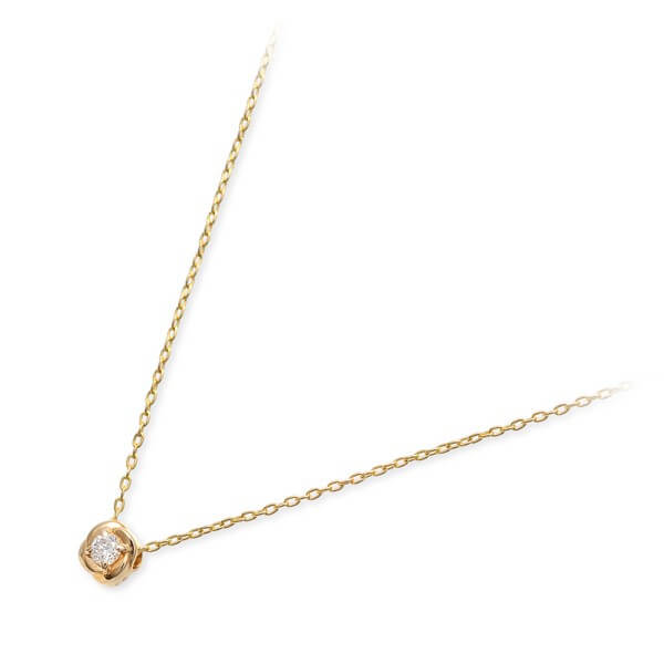 WISP イエローゴールドネックレス