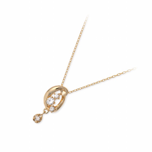 WISP イエローゴールドネックレス