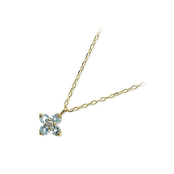 WISP イエローゴールドネックレス