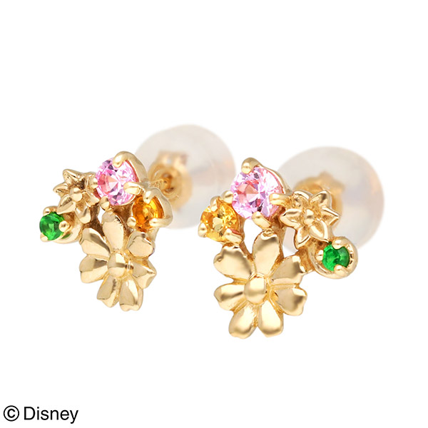Disney イエローゴールドピアス
