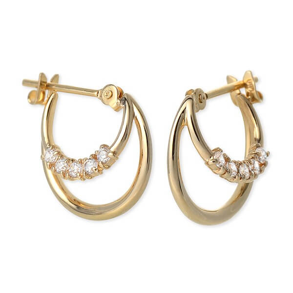 PINKY&DIANNE イエローゴールドピアス