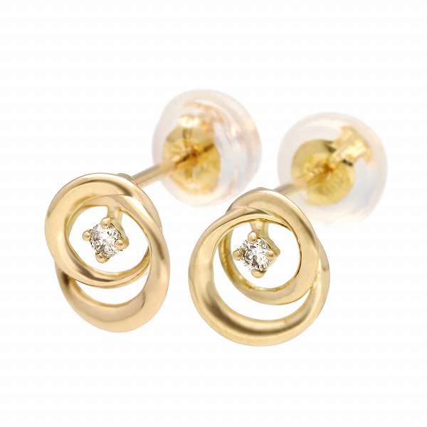 PINKY&DIANNE イエローゴールドピアス