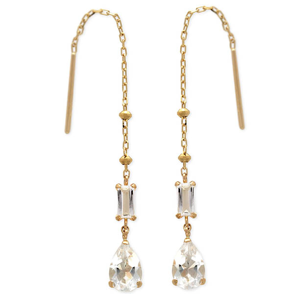 PINKY&DIANNE イエローゴールドアメリカンピアス