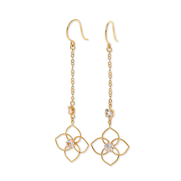 PINKY&DIANNE イエローゴールドピアス