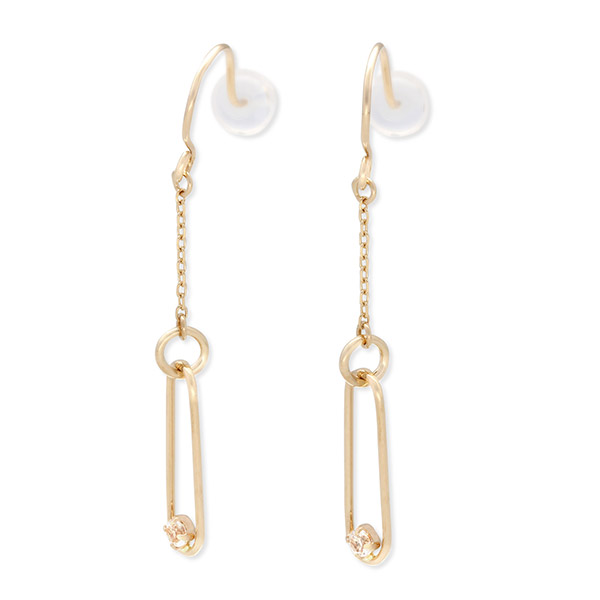 PINKY&DIANNE イエローゴールドピアス