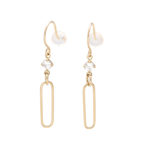 PINKY&DIANNE イエローゴールドピアス