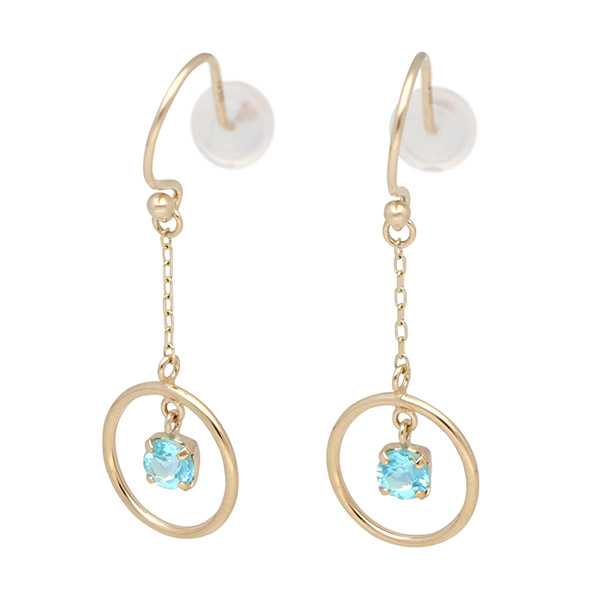 PINKY&DIANNE イエローゴールドピアス