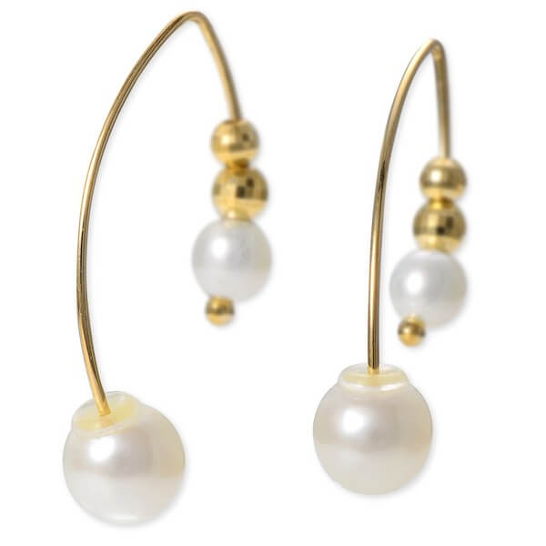 WISP イエローゴールドピアス