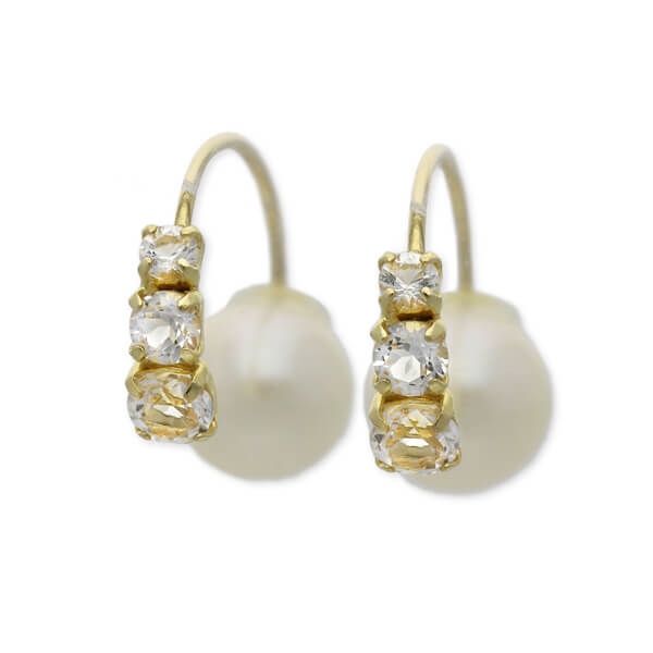 WISP イエローゴールドピアス