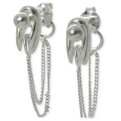 FREE STYLE シルバースタッドピアス