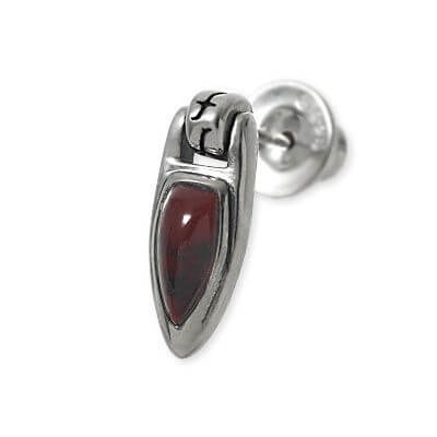 FREE STYLE シルバースタッドピアス(片耳用)