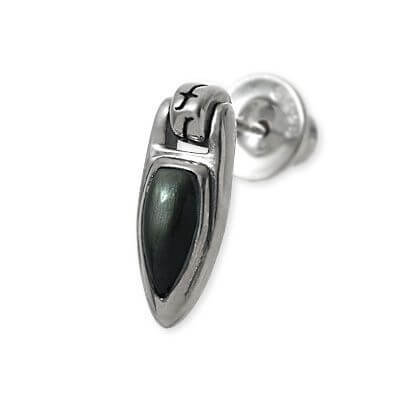 FREE STYLE シルバースタッドピアス(片耳用)