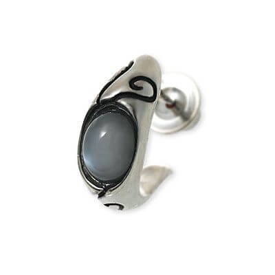 FREE STYLE シルバースタッドピアス(片耳用)