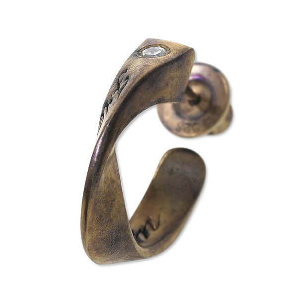 FREE STYLE シルバーフープピアス(片耳用)