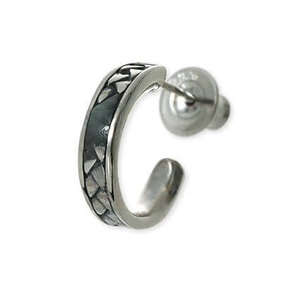 FREE STYLE シルバーフープピアス(片耳用)