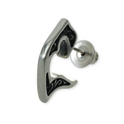 FREE STYLE シルバースタッドピアス(片耳用)