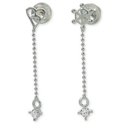 FREE STYLE シルバースタッドピアス