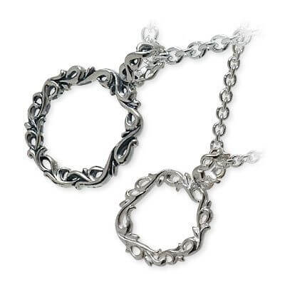 FREE STYLE シルバーペアネックレス