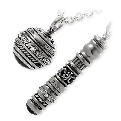 FREE STYLE シルバーペアネックレス