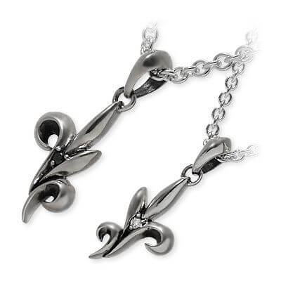 FREE STYLE シルバーペアネックレス