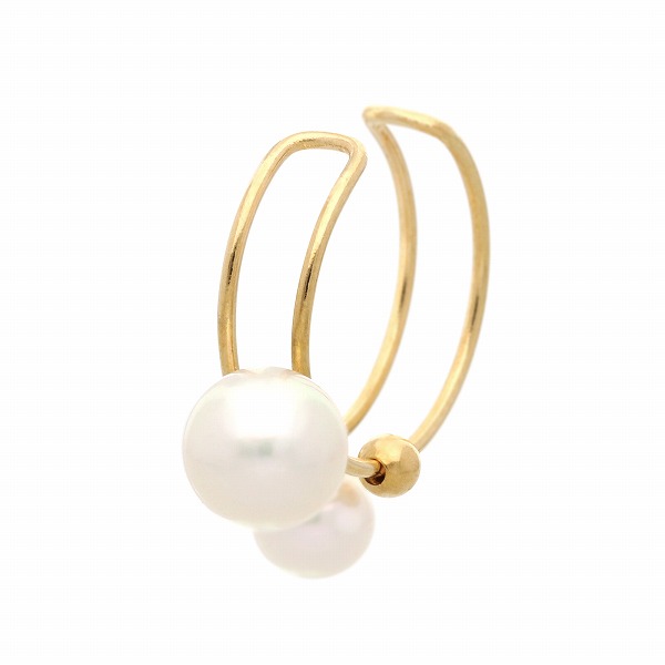 First Pearl for me パールイエローゴールドイヤリング・イヤーカフ
