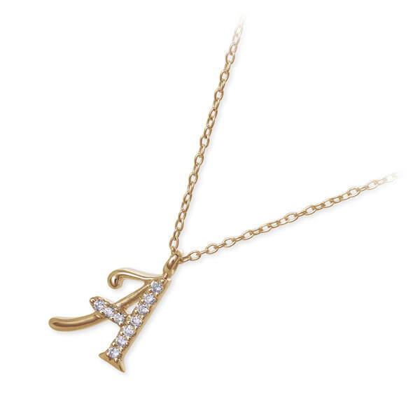 Sweet 10 Diamond イエローゴールドネックレス