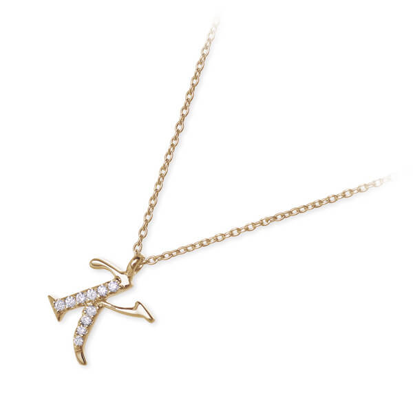 Sweet 10 Diamond イエローゴールドネックレス