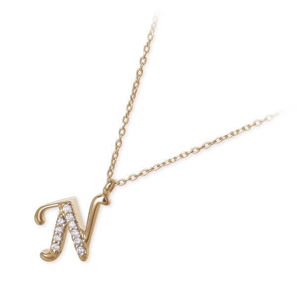 Sweet 10 Diamond イエローゴールドネックレス