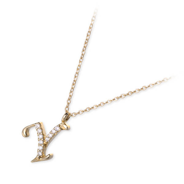 Sweet 10 Diamond イエローゴールドネックレス