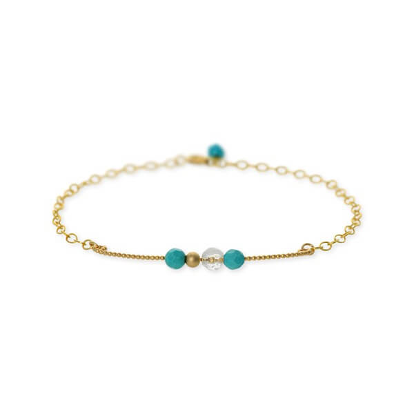 UZUOU ゴールドフィルドブレスレット