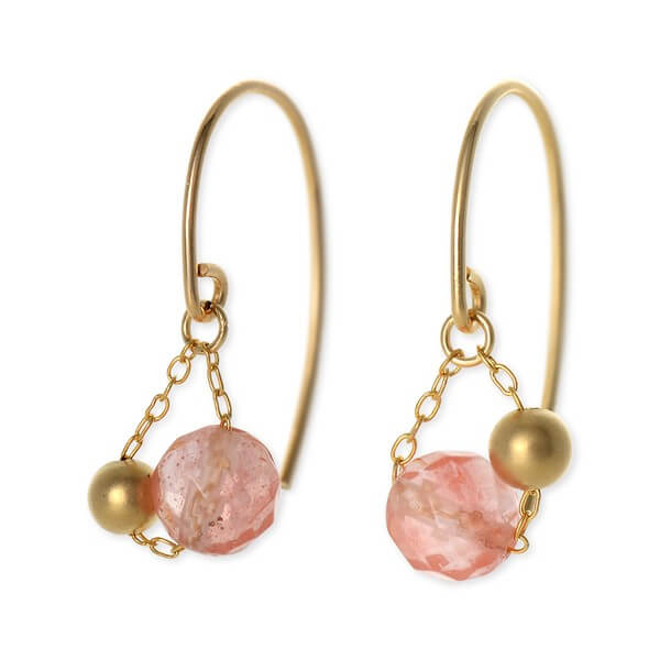 UZUOU ゴールドフィルドピアス