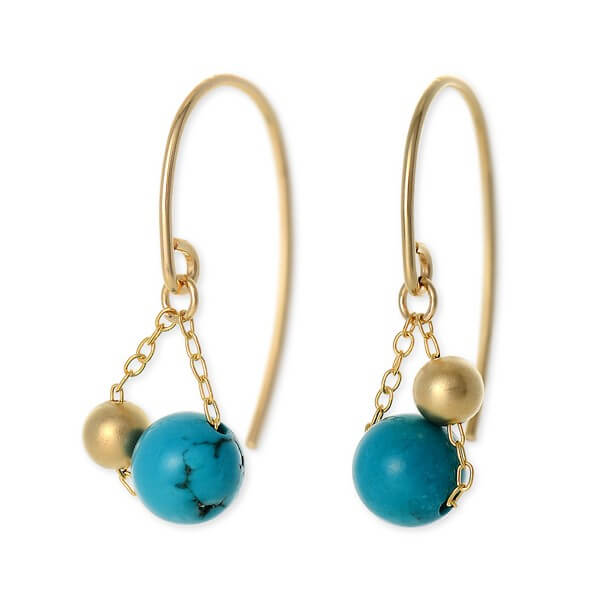 UZUOU ゴールドフィルドピアス