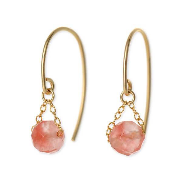 UZUOU ゴールドフィルドピアス