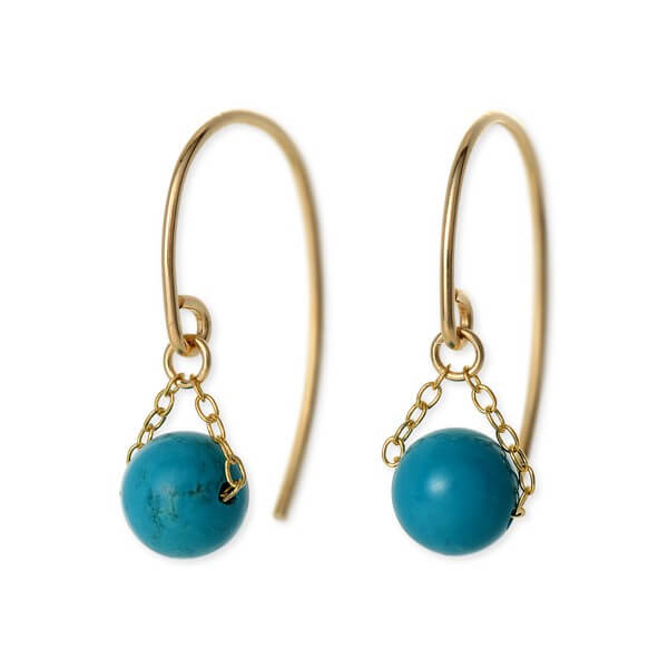 UZUOU ゴールドフィルドピアス