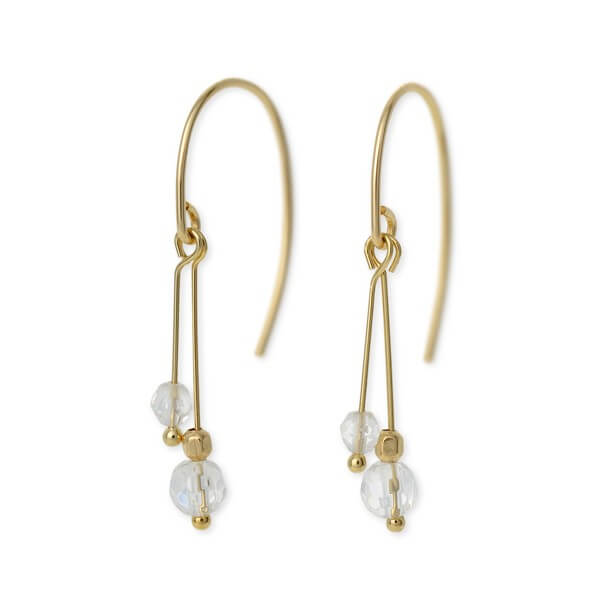 UZUOU ゴールドフィルドピアス